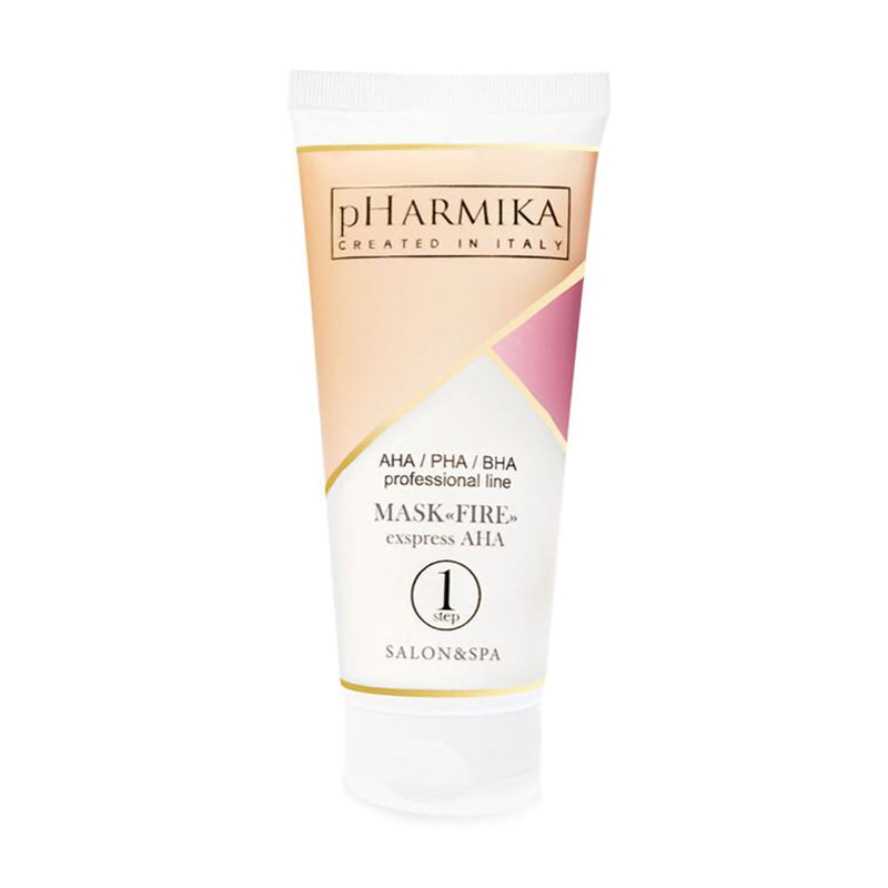 Маска для обличчя pHarmika Mask Fire Вогонь, крок 1, з АНА/BHA/PHA кислотами, 200 мл